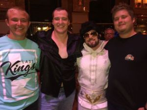 Pres in Elvis outfit