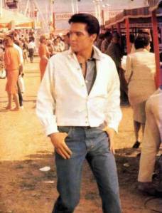 Elvis in jeans